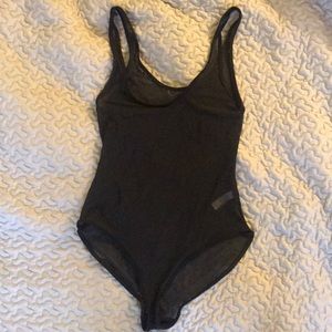 Mesh black one piece! Worn once!